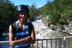 Ben at Great Falls Bridge
